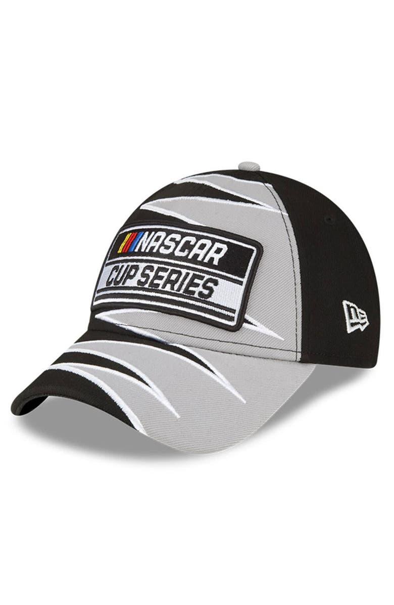 New Era Men's New Era Black/Gray 2023 NASCAR Cup Series 9FORTY Zig Zag Snapback Adjustable Hat, Alternate, color,