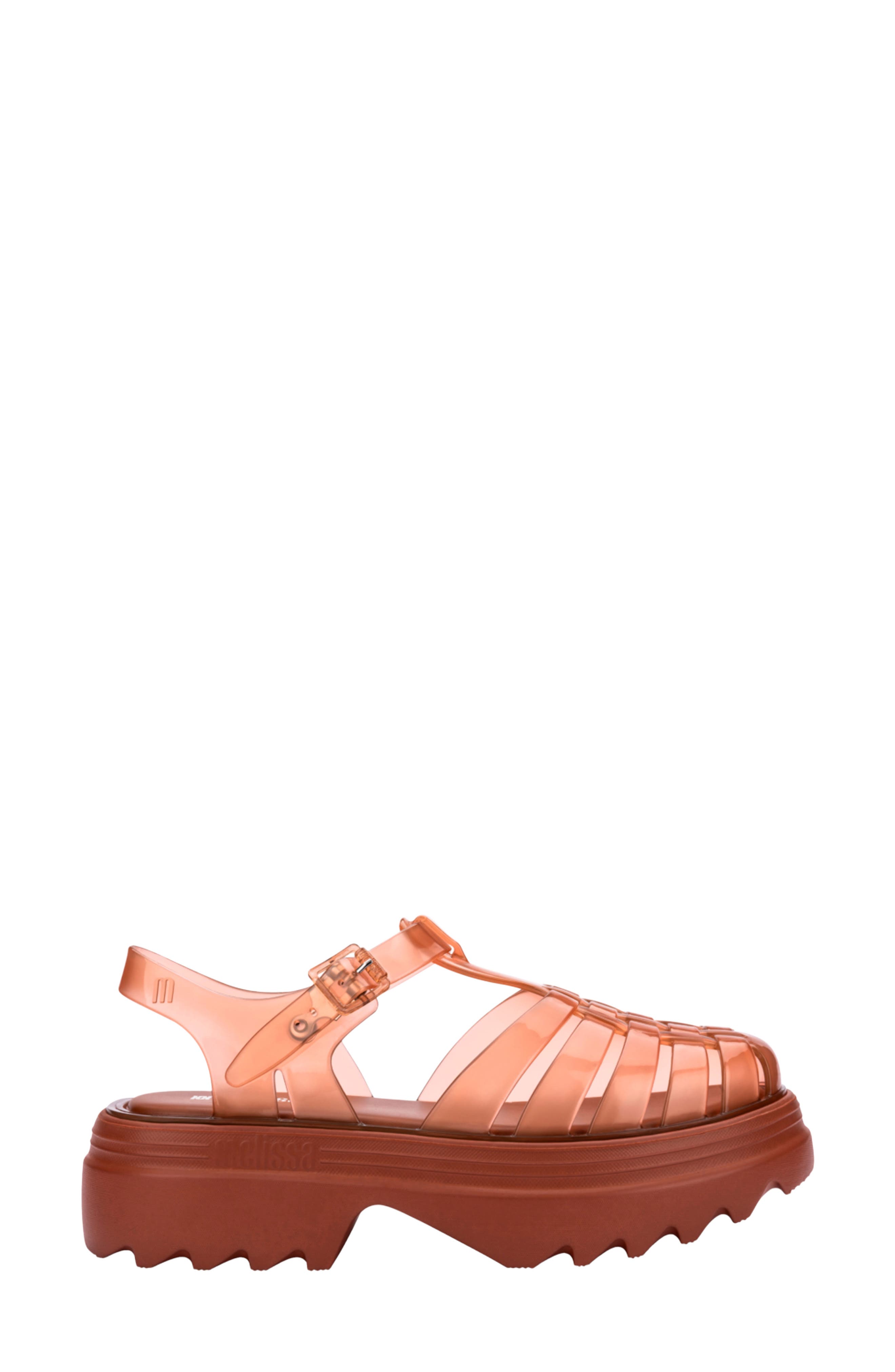 Possession Platform II Sandal, Alternate, color, TRANSPARENT BROWN