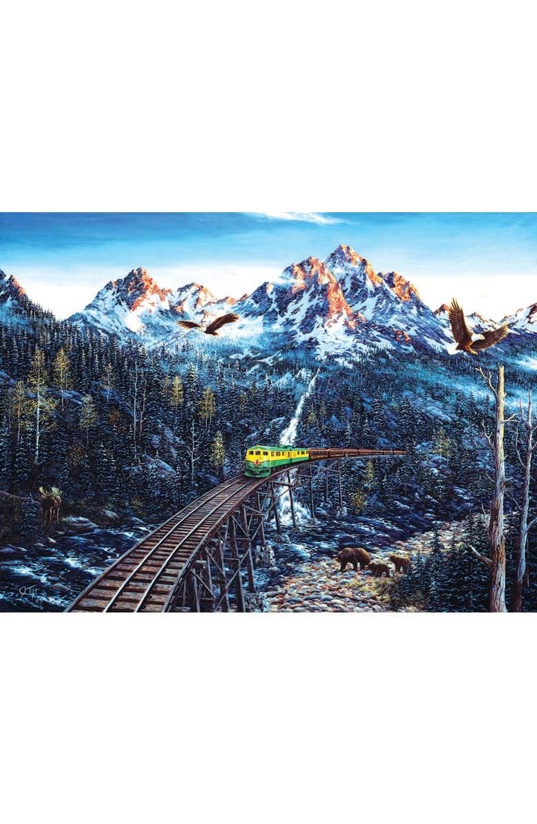 Sunsout Train and Eagle 1000 piece Jigsaw Puzzle for Adults, Alternate, color, Multicolor