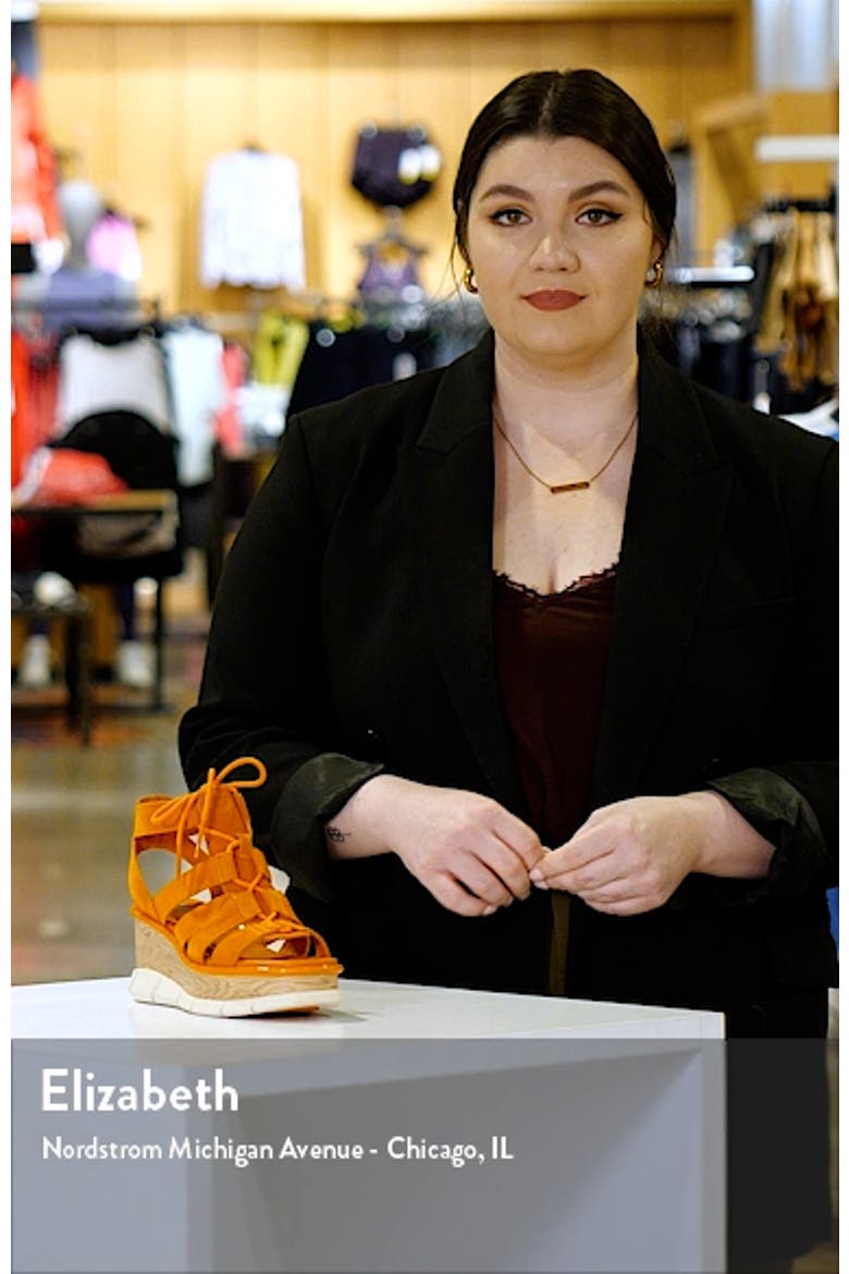 Joanie III Lace-Up Wedge Sandal video