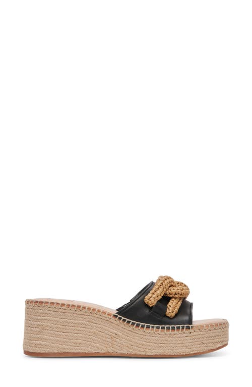 Dolce Vita Narnia Sandals Black Leather In Black Leather