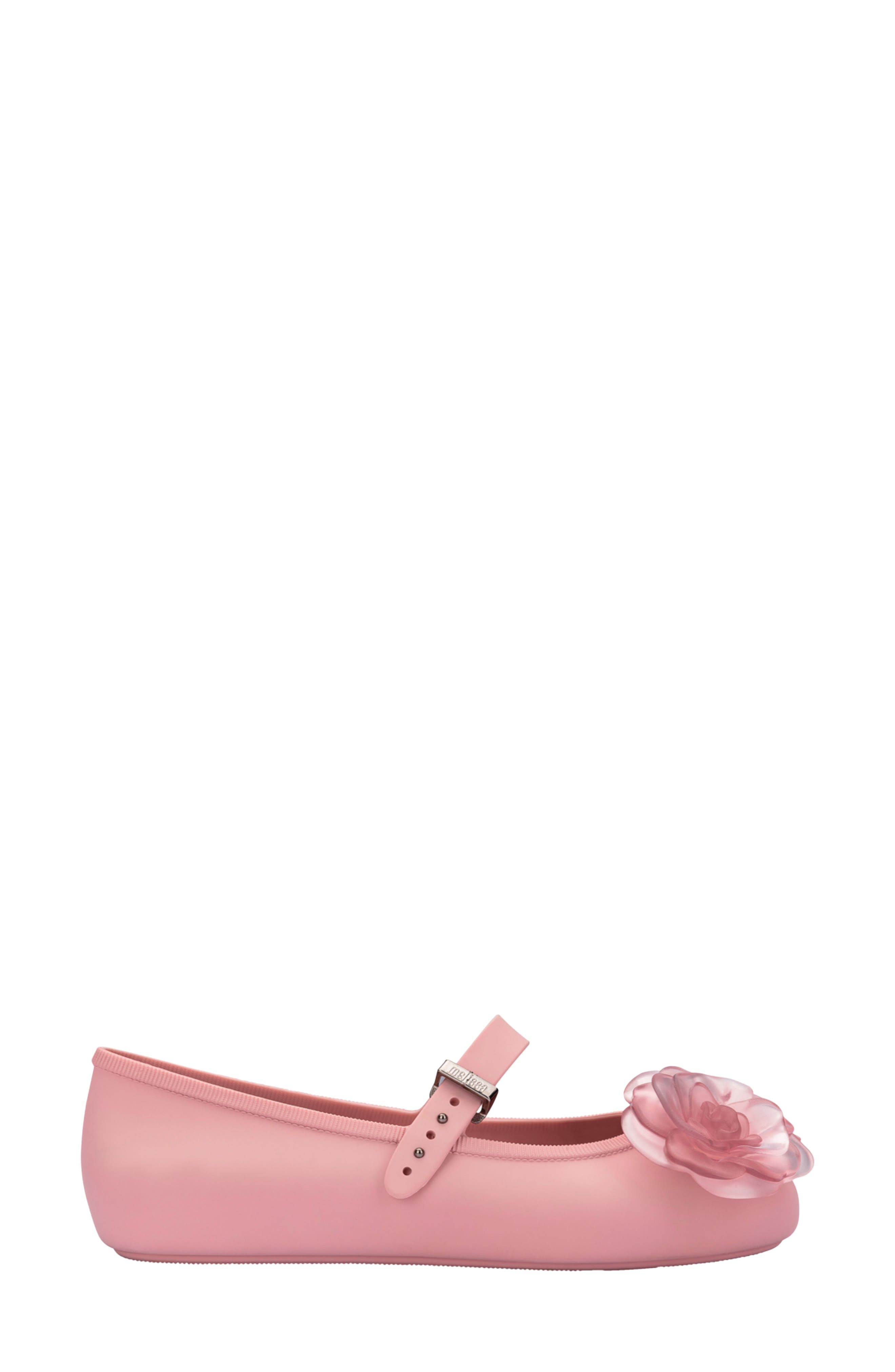 Soft Ballerina Petals Mary Jane Flat, Alternate, color, PINK