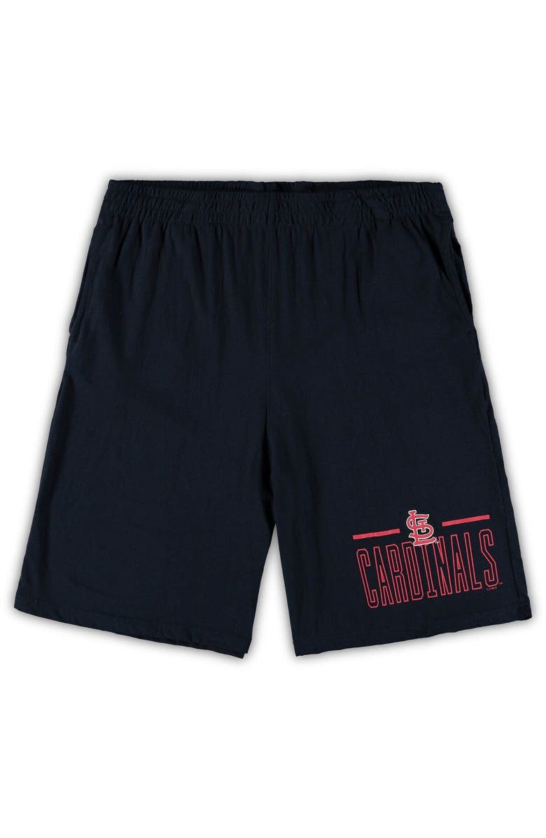 CONCEPTS SPORT Men's Concepts Sport Red/Navy St. Louis Cardinals Big & Tall T-Shirt & Shorts Sleep Set, Alternate, color, Red