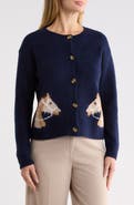 T Tahari Horse Cardigan