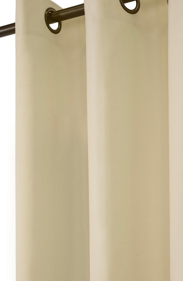 Outdoor Decor by Commonwealth Set of 2 Cotton Curtain Panels, Alternate, color, Natural