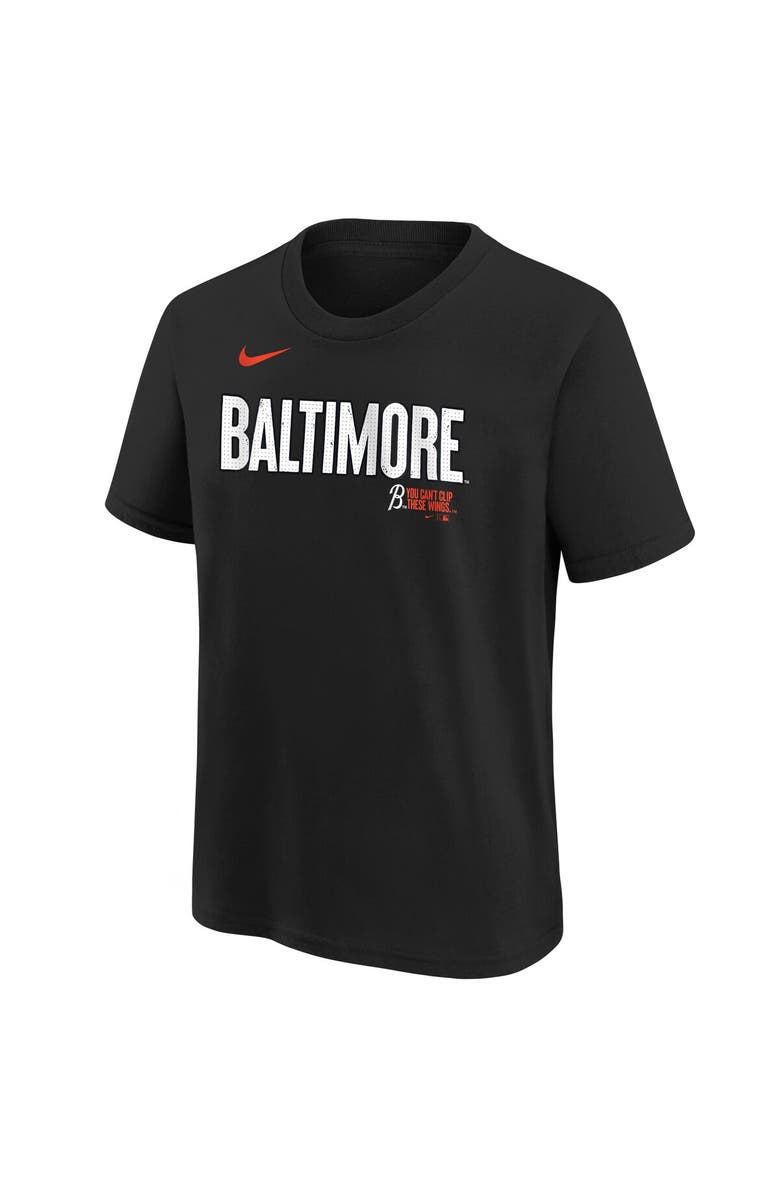 Nike Youth Nike Jackson Holliday Black Baltimore Orioles City Connect Player Name & Number T-Shirt, Alternate, color, 