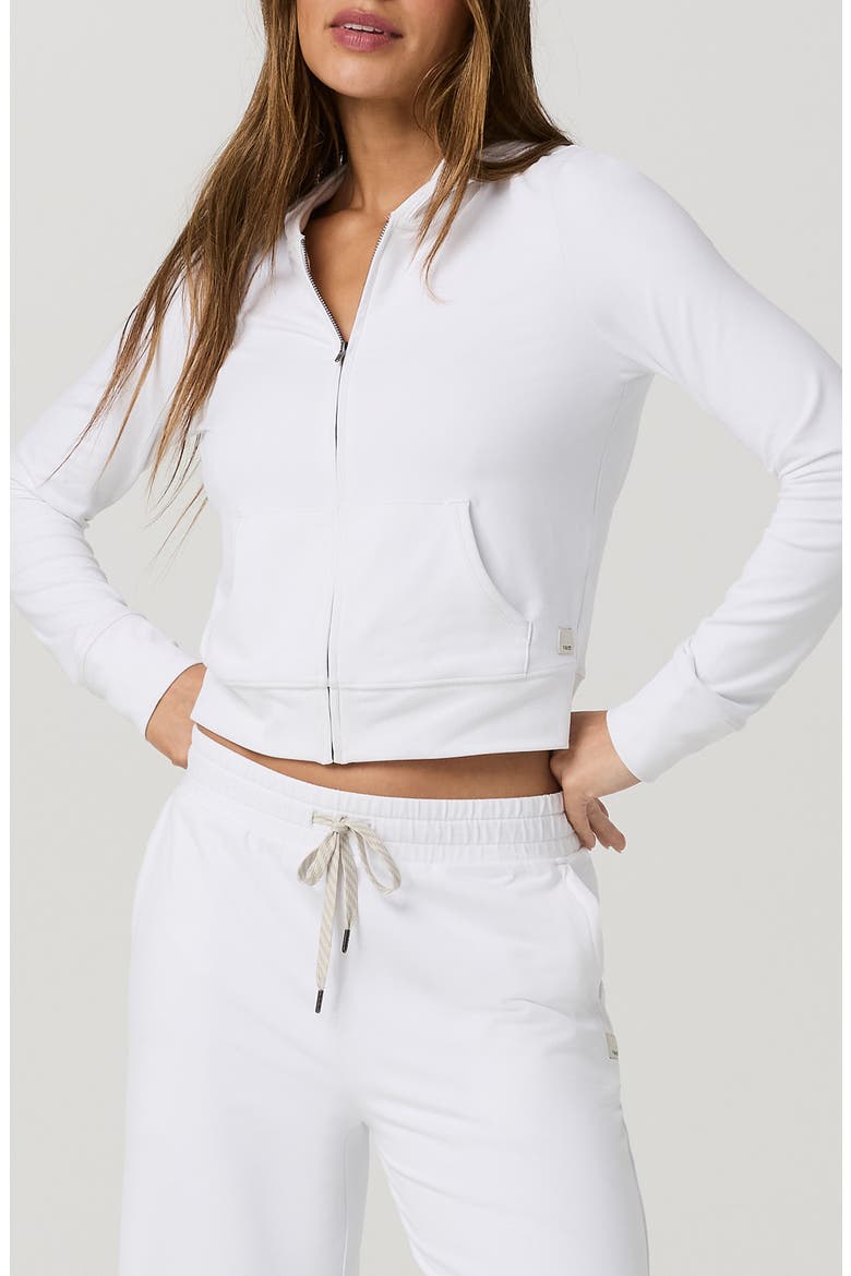 Halo Mini Full Zip Hoodie, Main, color, WHITE