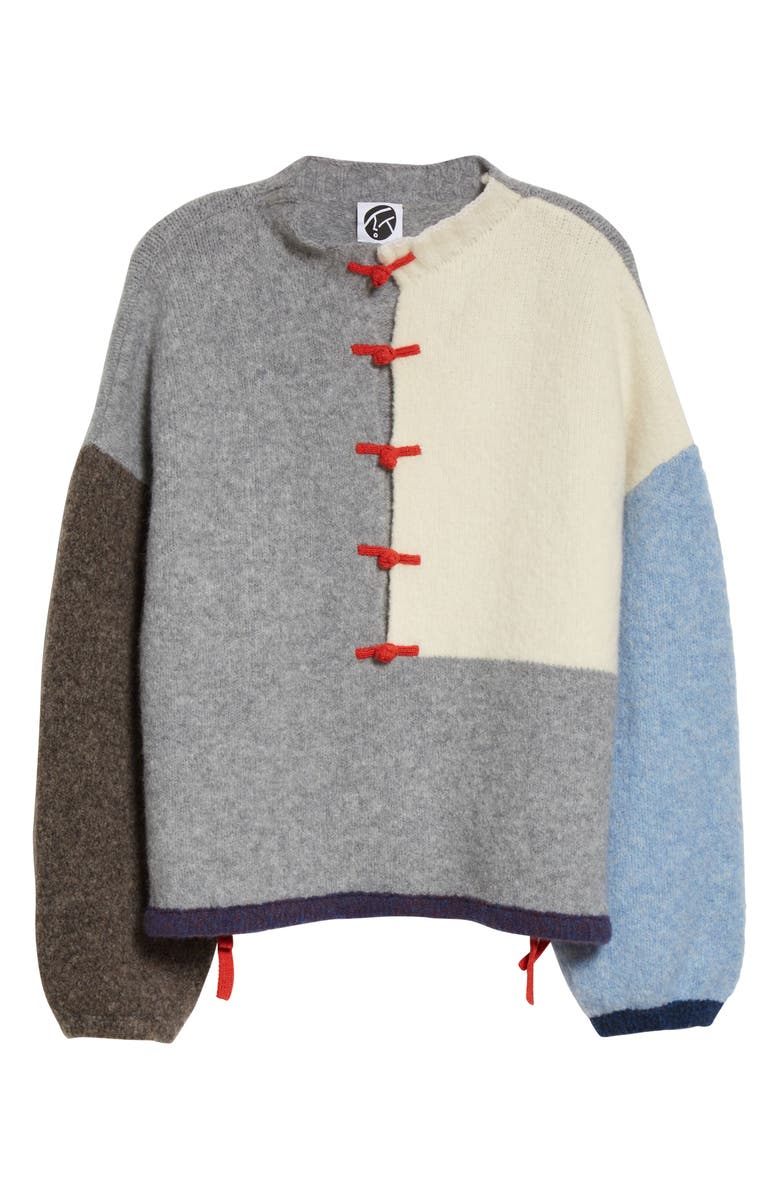 YanYan Charlie Wah Colorblock Wool Blend Sweater, Alternate, color,