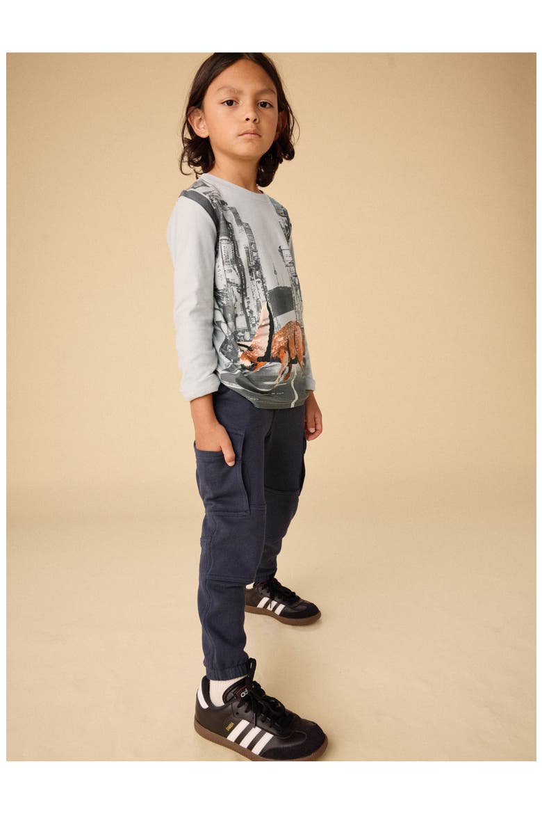 Cargo Pocket Joggers, Alternate, color, Indigo