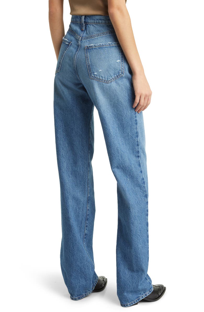 FRAME Le Jane High Waist Straight Leg Jeans, Alternate, color, Mariner
