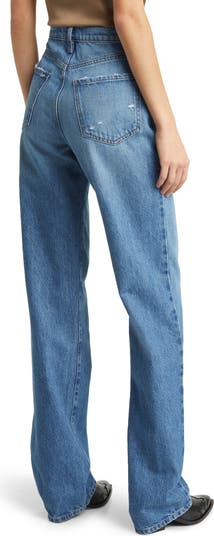 Le Jane High Waist Straight Leg Jeans