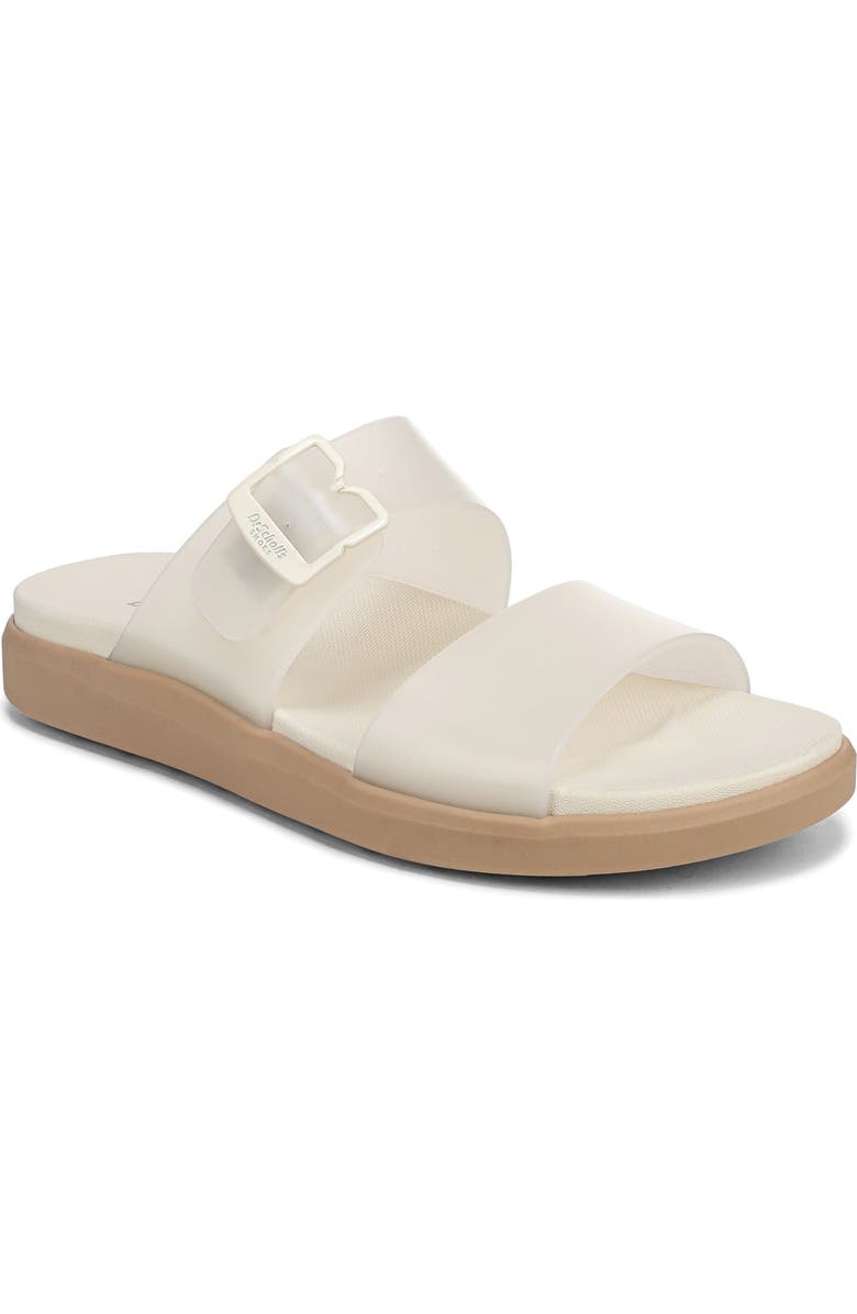 Dr. Scholl's All Time Double Strap Slide Sandal, Main, color, Off White