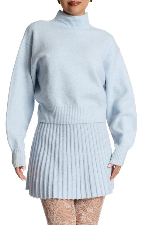 Crop Turtleneck Sweater