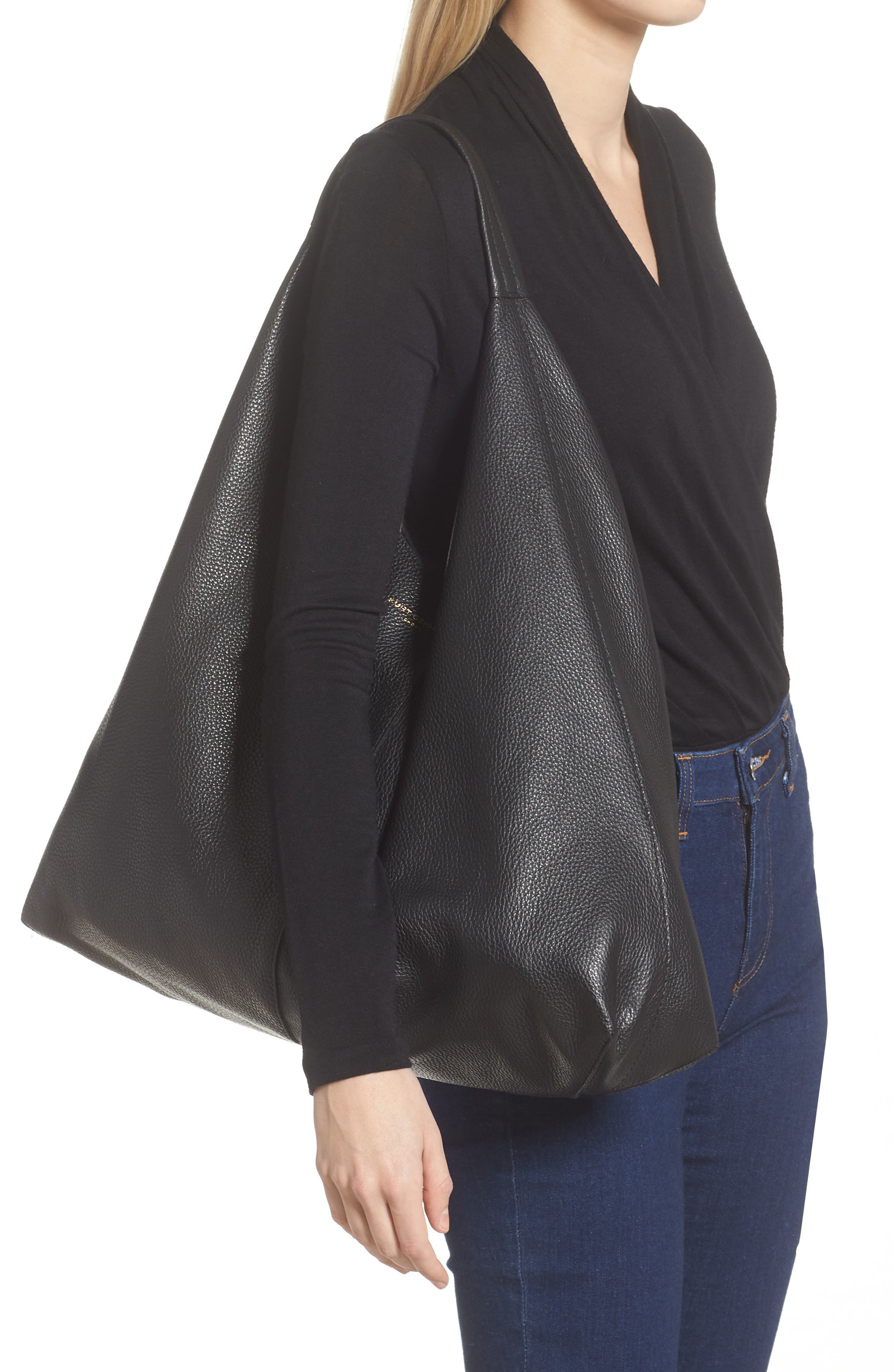 Kurt Geiger London Violet Leather Hobo Bag, Alternate, color, 