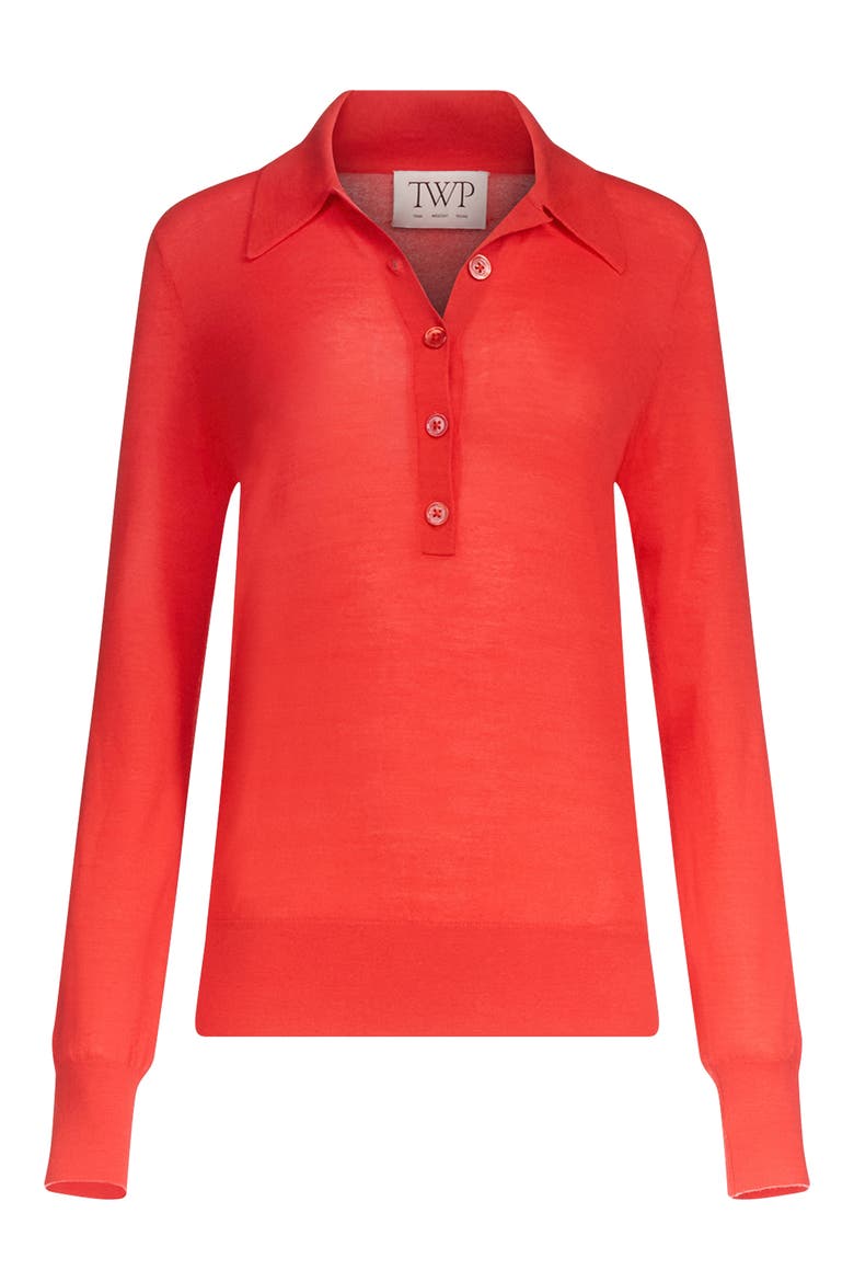 Uma Cashmere Sweater, Alternate, color, BITTER RED