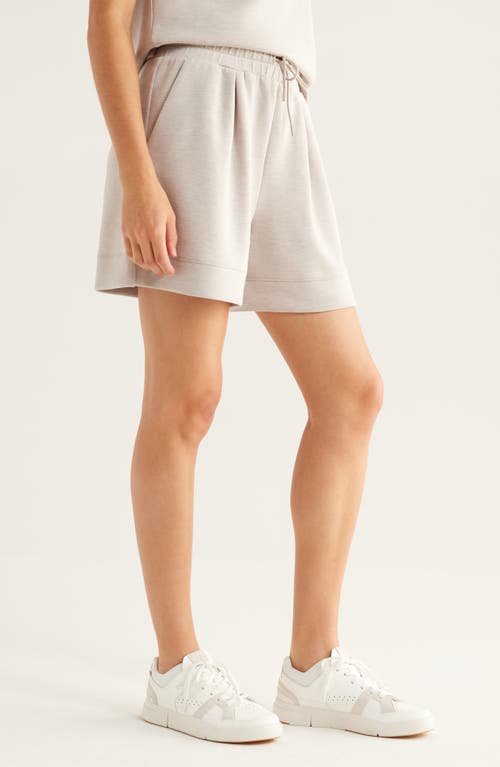 Zella Ultra Soft High Waist Knit Shorts In Neutral