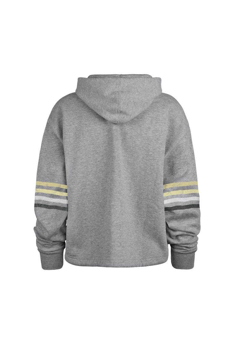'47 Women's '47 Heather Gray New Orleans Saints Upland Bennett Pullover Hoodie, Alternate, color, Gray