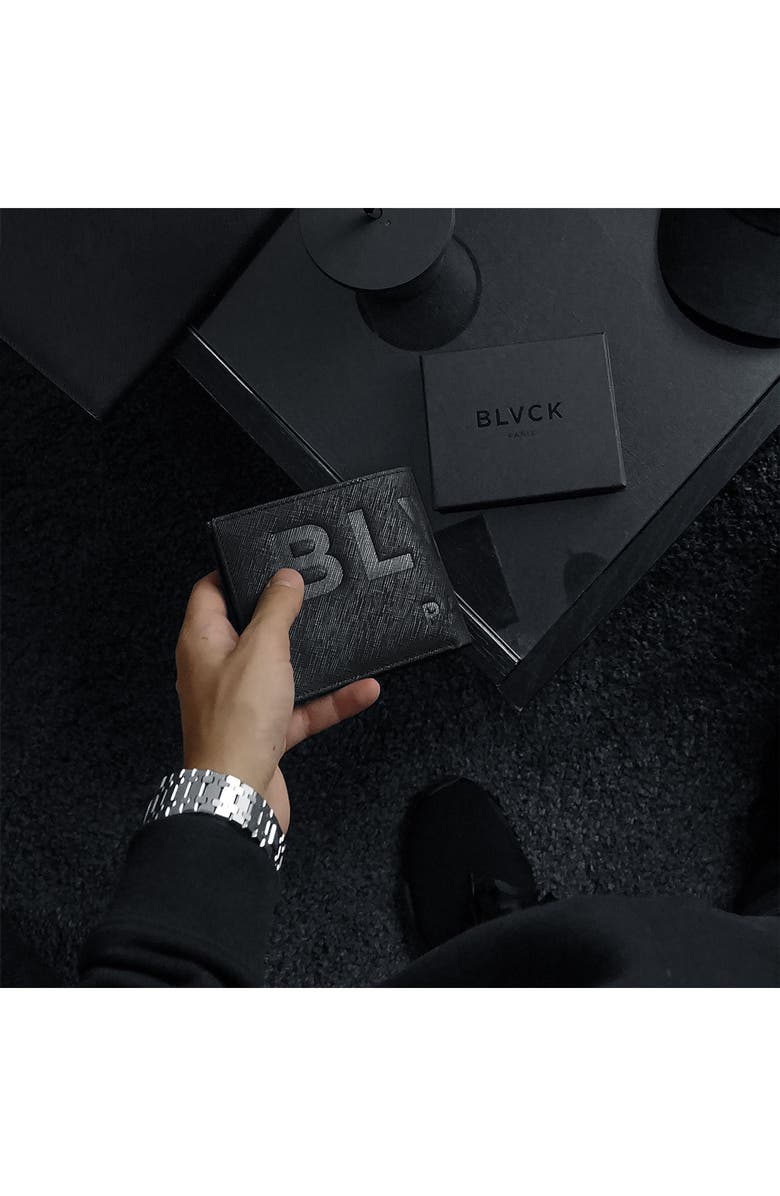 Blvck Paris Classic Fold Wallet, Alternate, color, Black