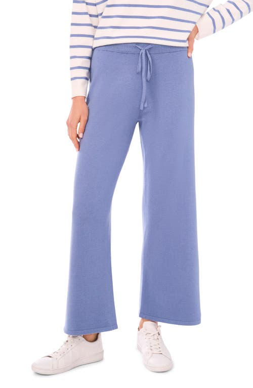 Vince Camuto High Waist Knit Sweatpants In Blue