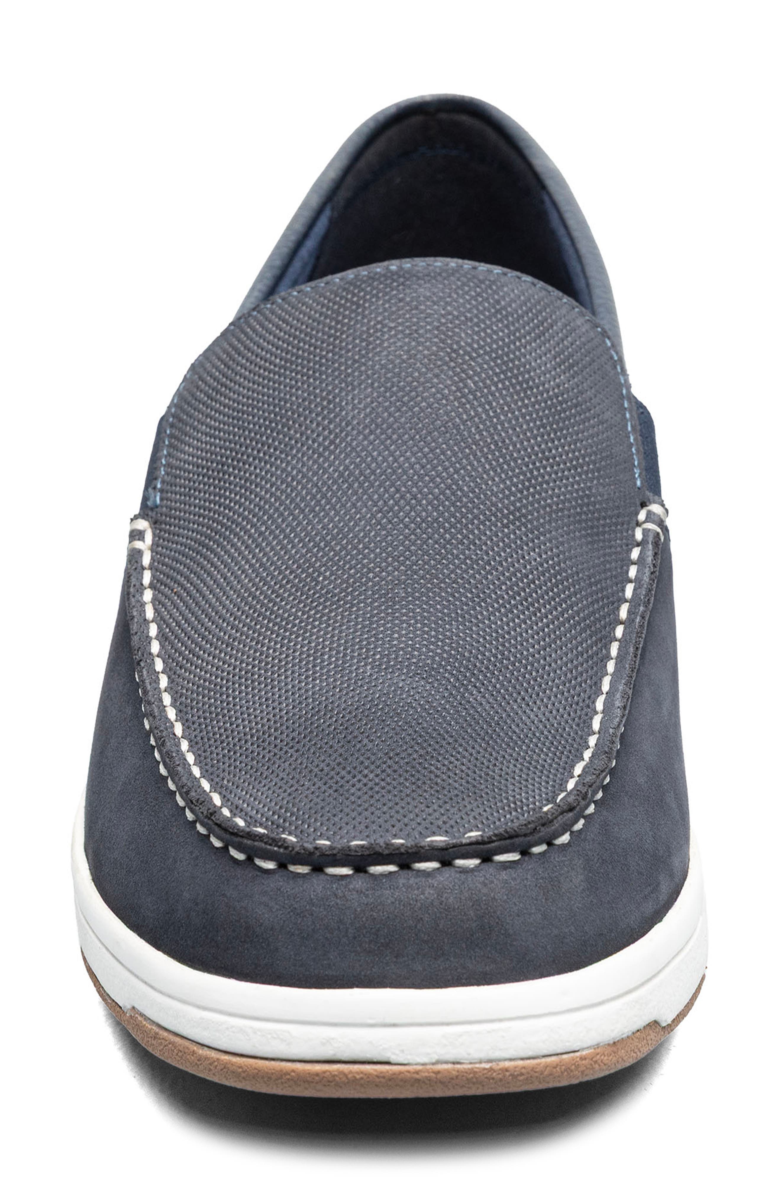 Luca Moc Toe Venetian Loafer - Wide Width Available, Alternate, color, NAVY MULTI