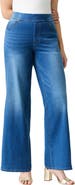 Roaman's Plus Size 360&Deg; Stretch Wide Leg Jean