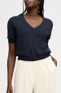 Sam Edelman V-Neck Crop Sweater