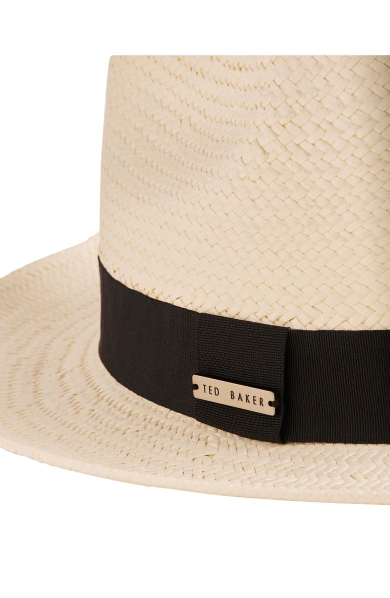 Ted Baker London Adrien Paper Straw Panama Hat, Alternate, color, 