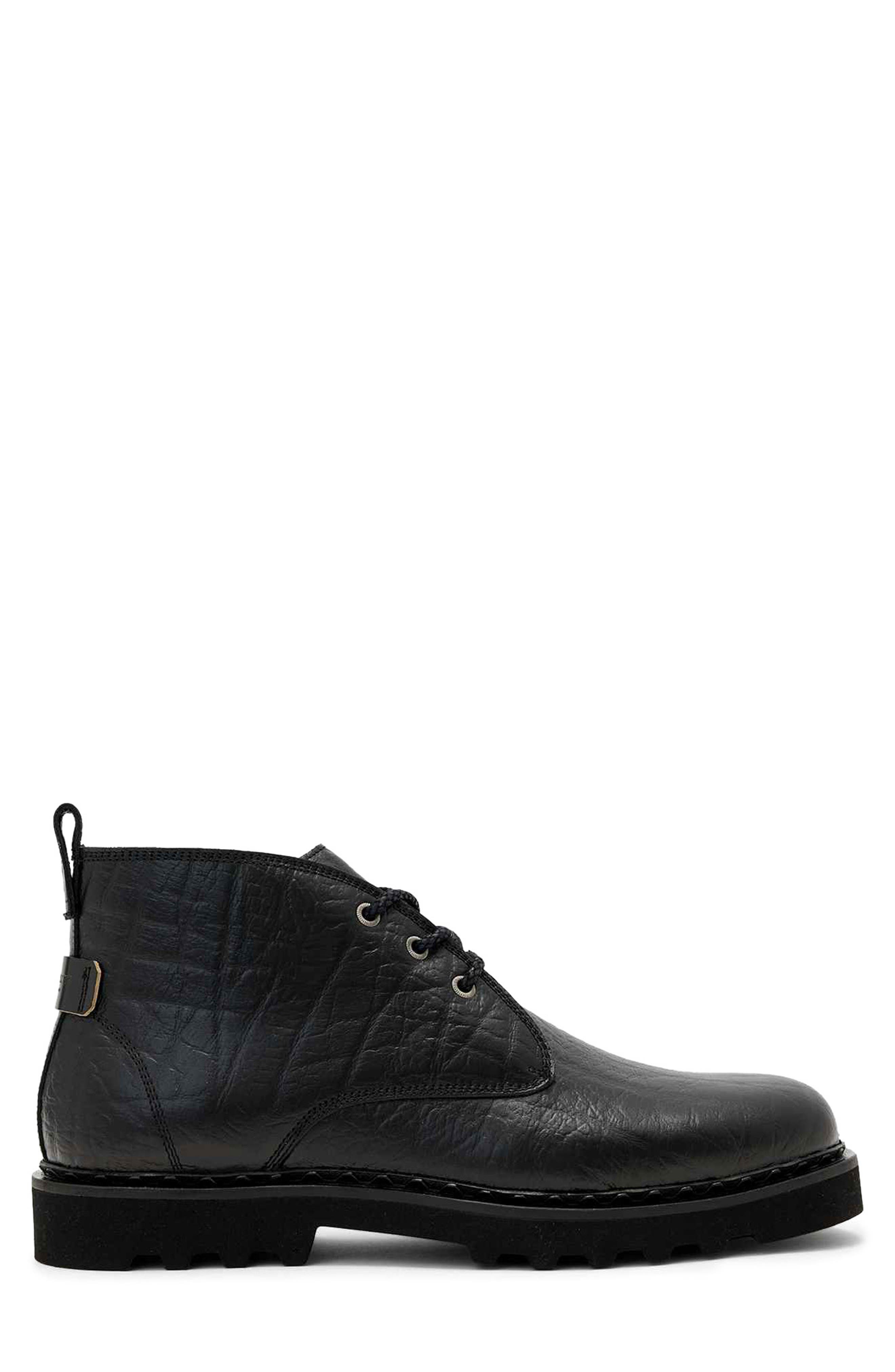 AllSaints Skiff Mid Boot, Alternate, color, Black Grain