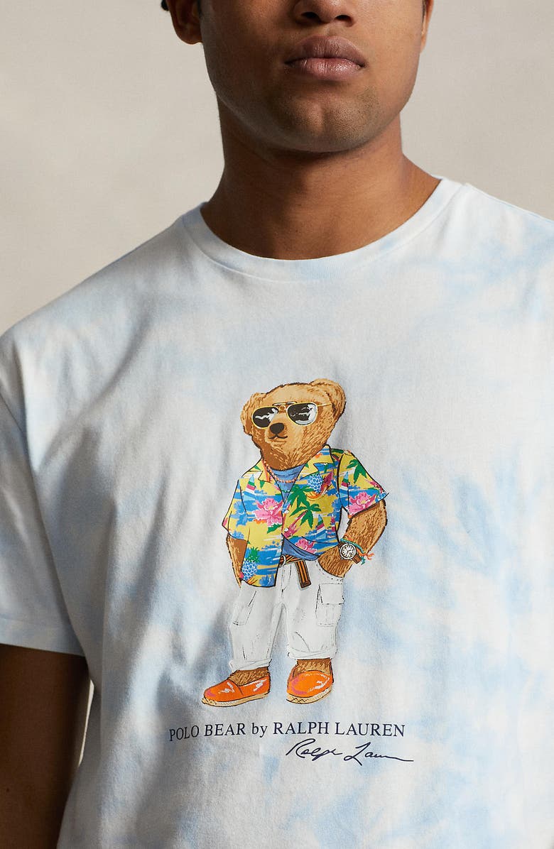 Polo Ralph Lauren Polo Bear Tie Dye Graphic T-Shirt, Alternate, color,