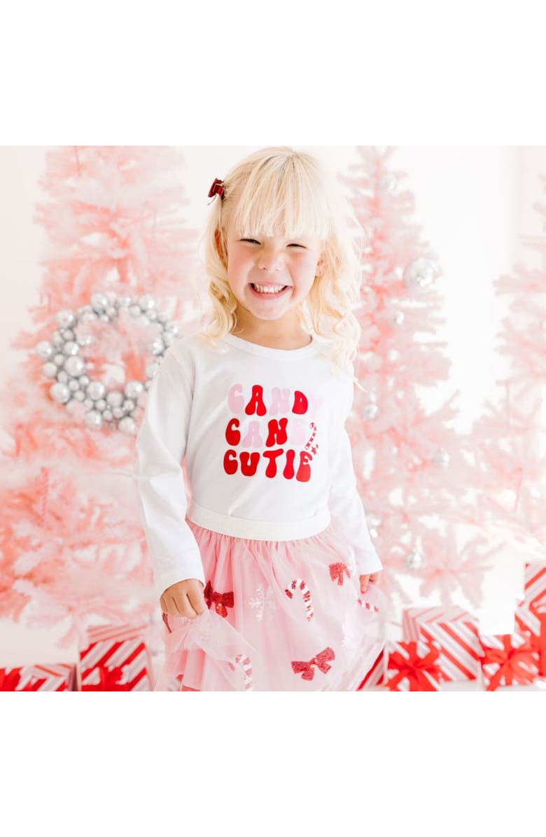Sweet Wink Candy Cane Cutie Christmas Long Sleeve Shirt, Alternate, color, 