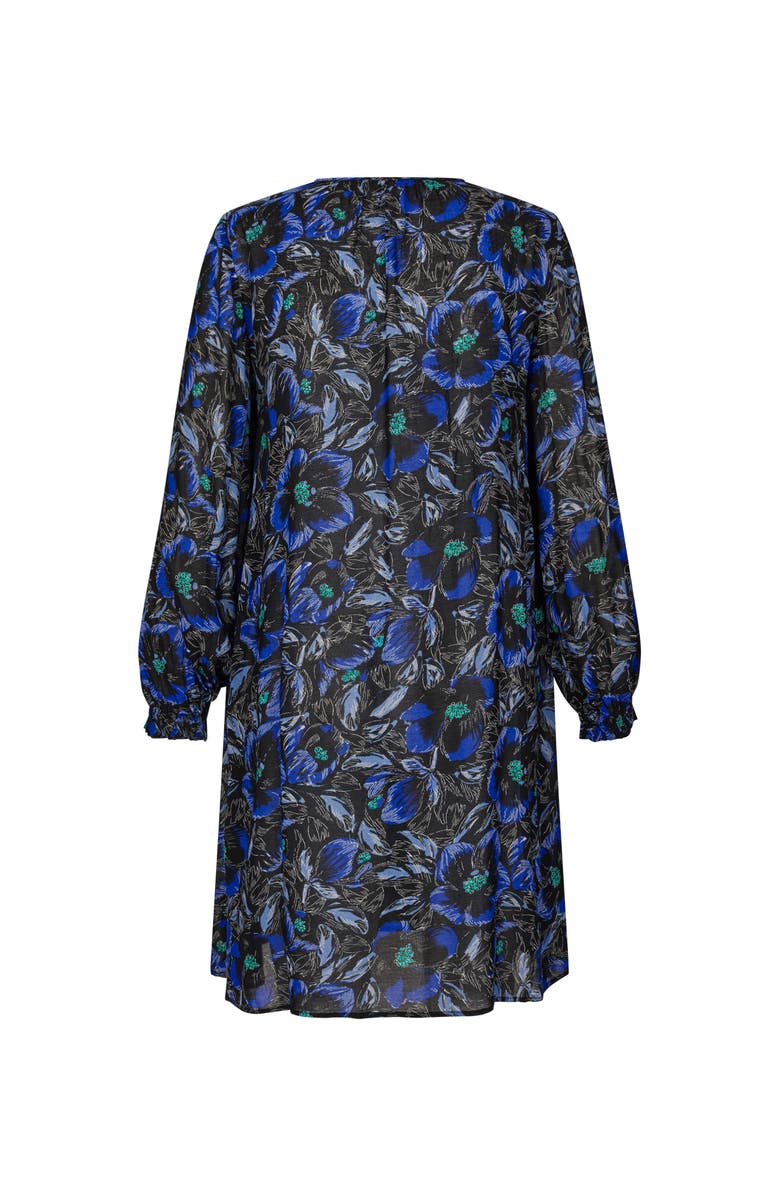 Masai Copenhagen Galamian V-Neck Long Sleeve Long Tunic, Alternate, color, Surf The Web