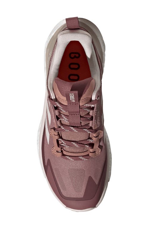 Adidas Originals Adidas Terrex Free Hiker 2.0 Hiking Shoe In Warm Clay/putty Mauve/crimson