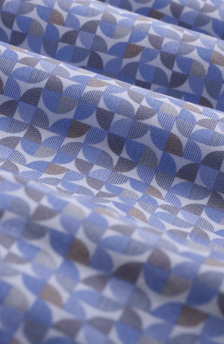 Bugatchi James OoohCotton<sup>®</sup> Retro Print Button-Up Shirt, Alternate, color, Walnut