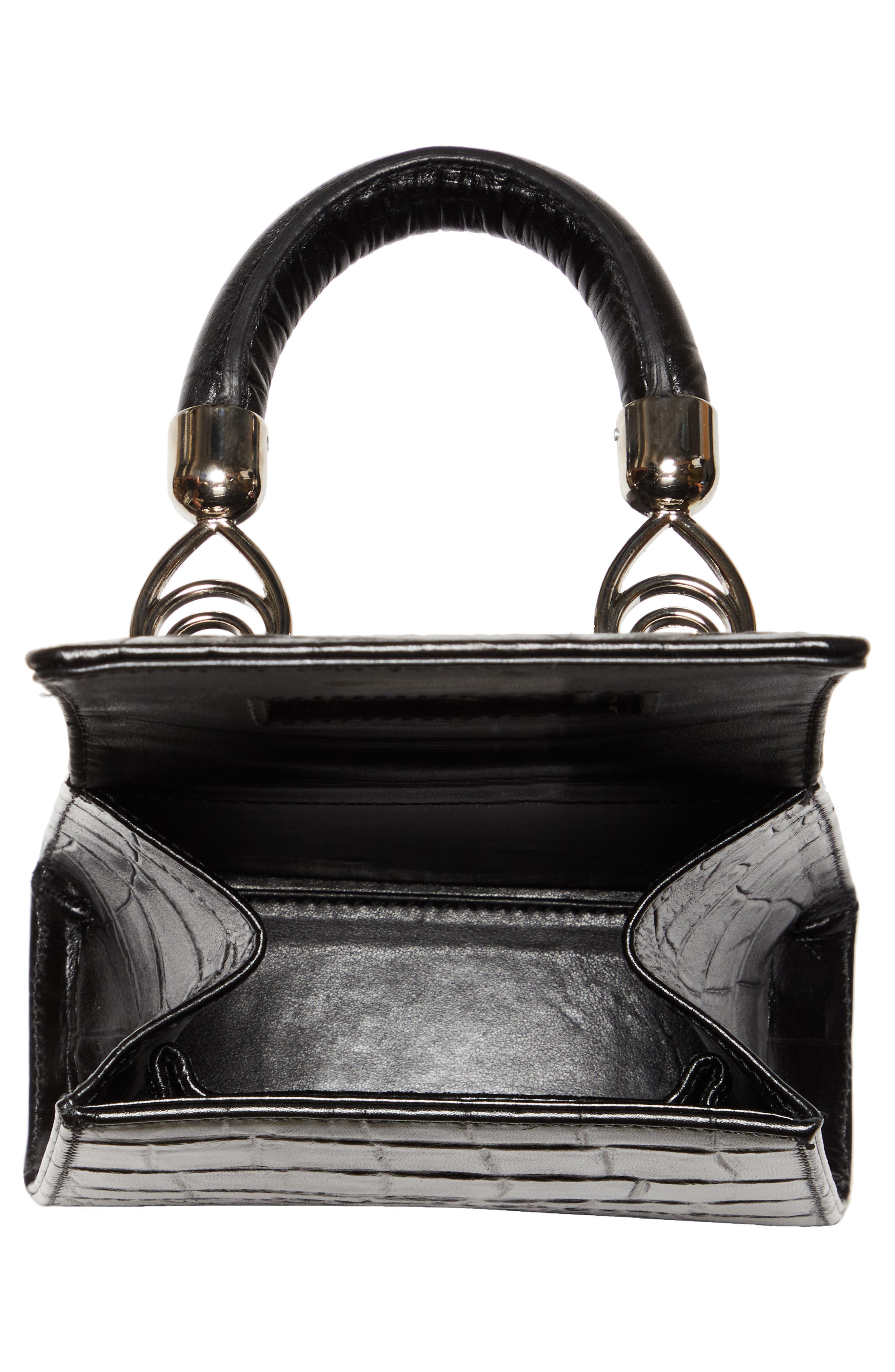 Brother Vellies Nile Leather Top Handle Bag, Alternate, color, 