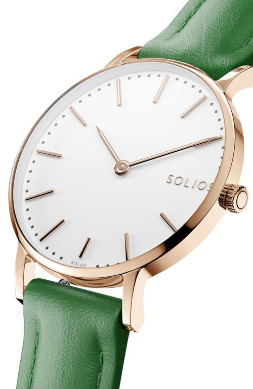 Solios Watches The Solar Classic Bundle | White Dial