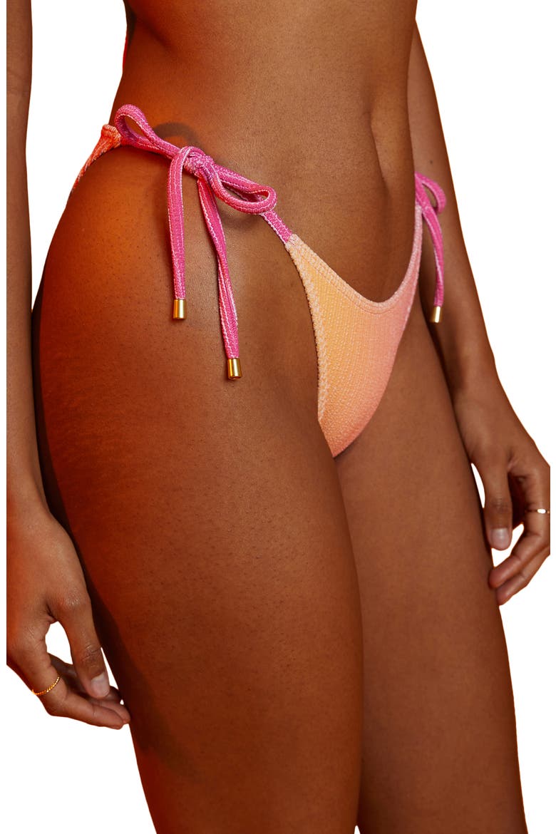 Ocso Side Tie Bikini Bottoms, Alternate, color, MULTI