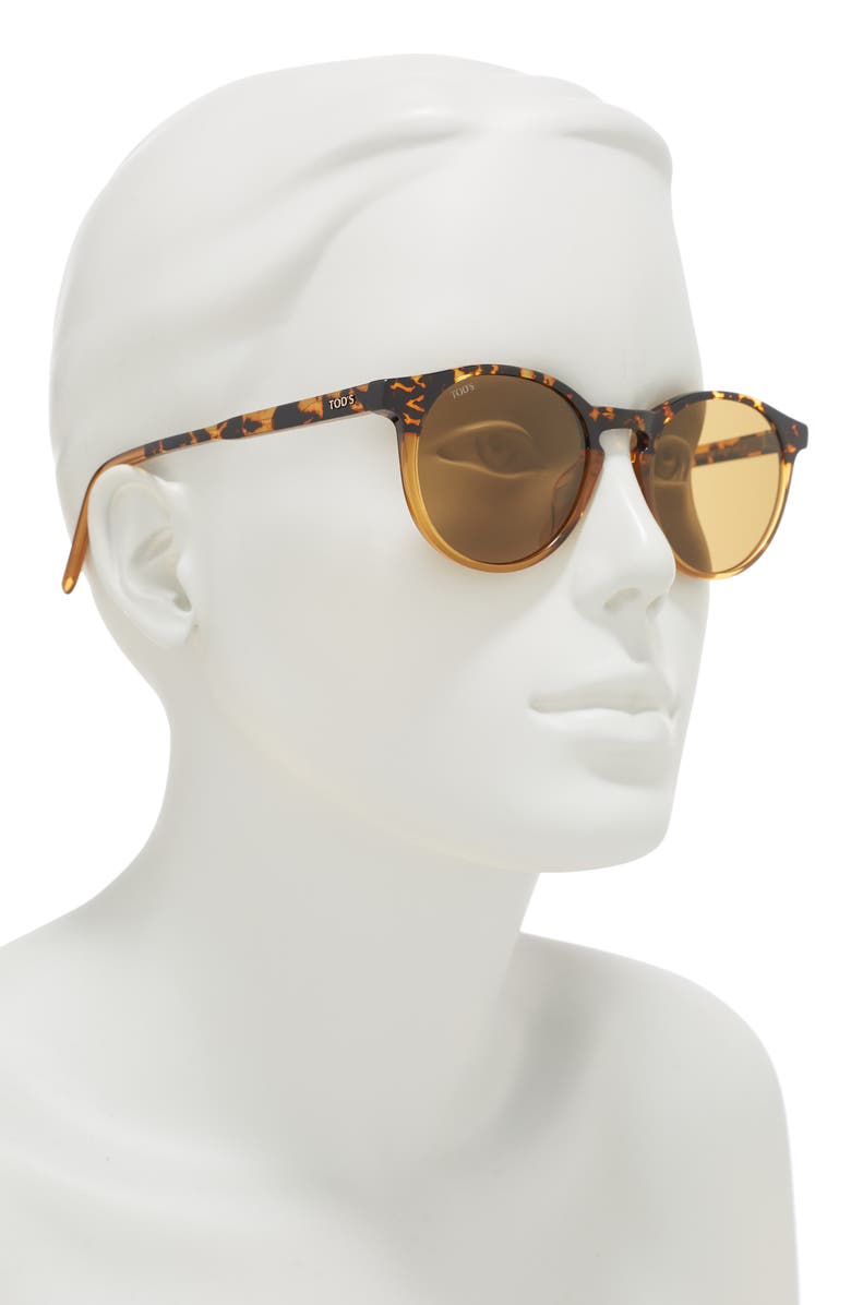 Tod's 51mm Round Sunglasses, Alternate, color,