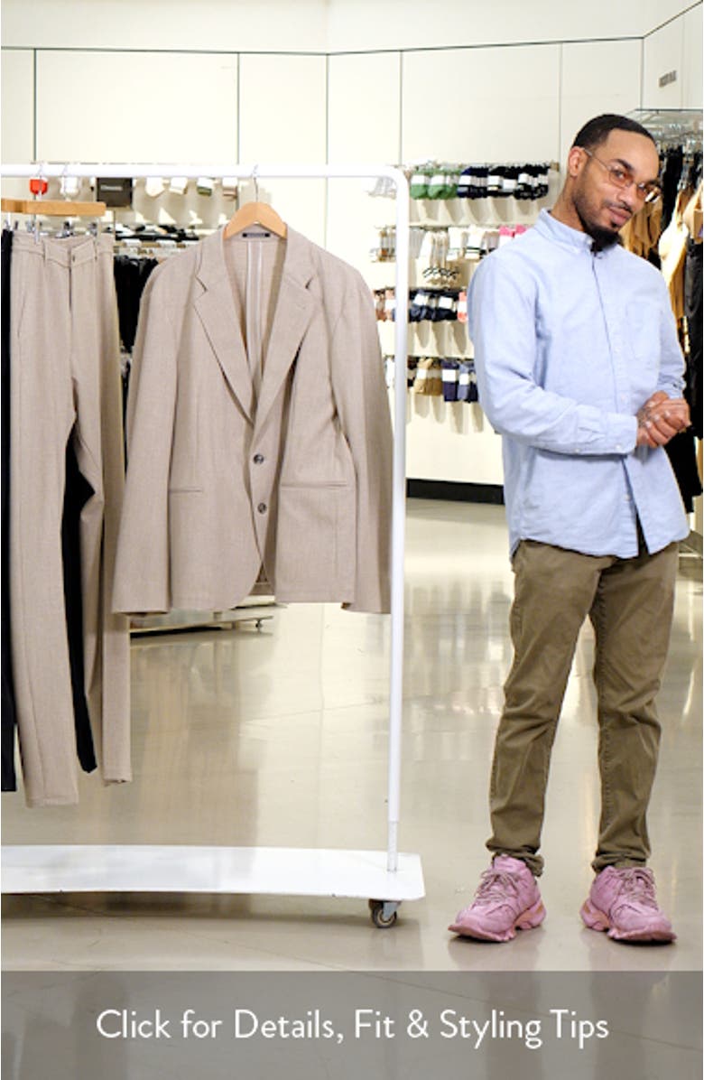 Mélange Stretch Gabardine Sport Coat, sales video thumbnail