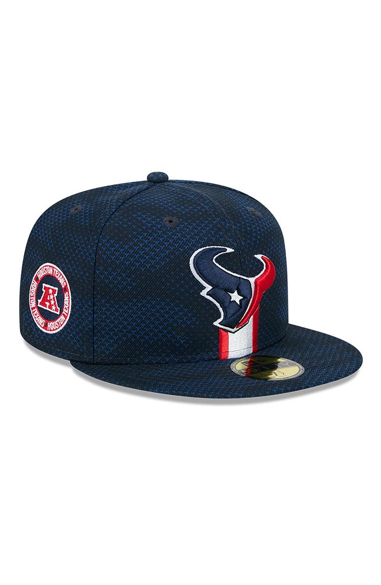 New Era Men's New Era  Navy Houston Texans 2024 Sideline 59FIFTY Fitted Hat, Main, color, Navy