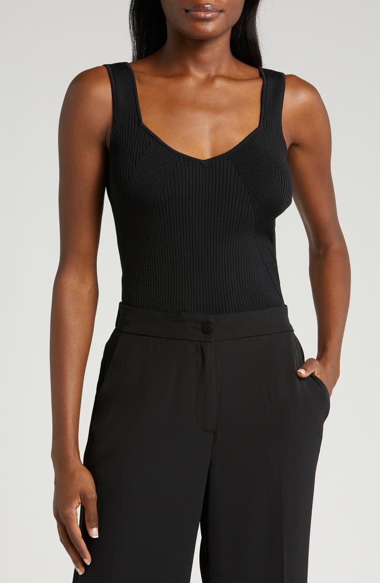 Halogen<sup>®</sup> Traveling Rib Sweater Tank, Main, color, 