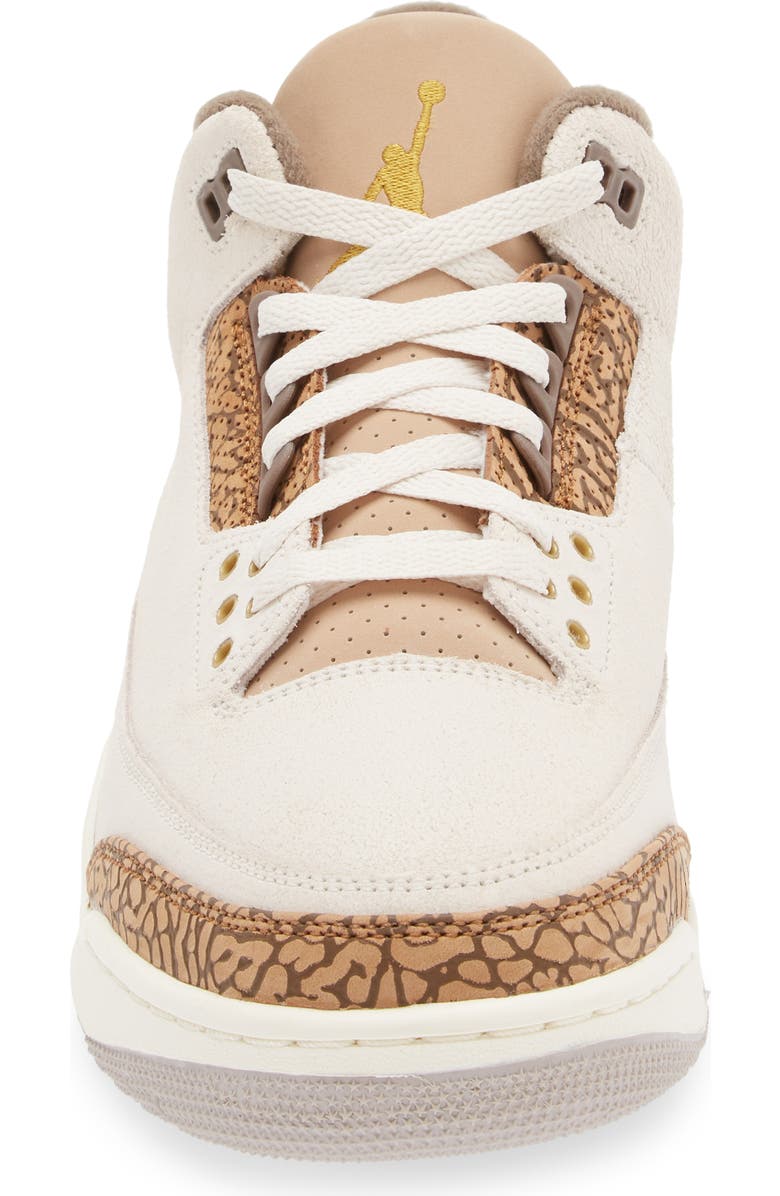 Jordan Air Jordan 3 Retro Basketball Sneaker, Alternate, color, Light Orewood Brown/ Gold