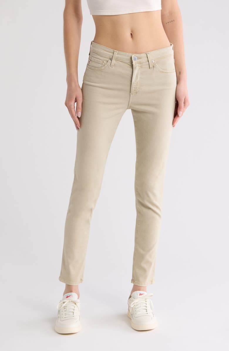 AG Prima Low Rise Ankle Cigarette Pants, Main, color, 