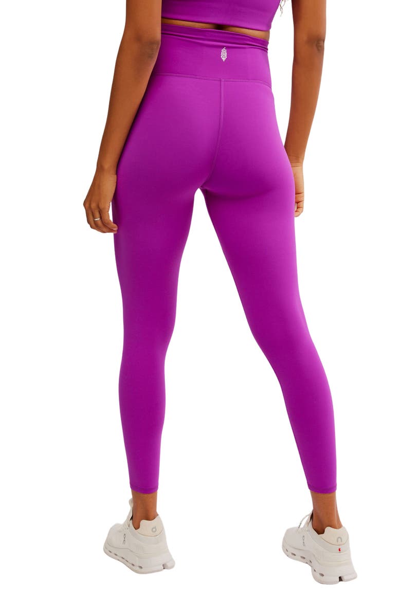 Free People x Hatch Never Better Maternity Leggings, Alternate, color, Fluorenscent Berry