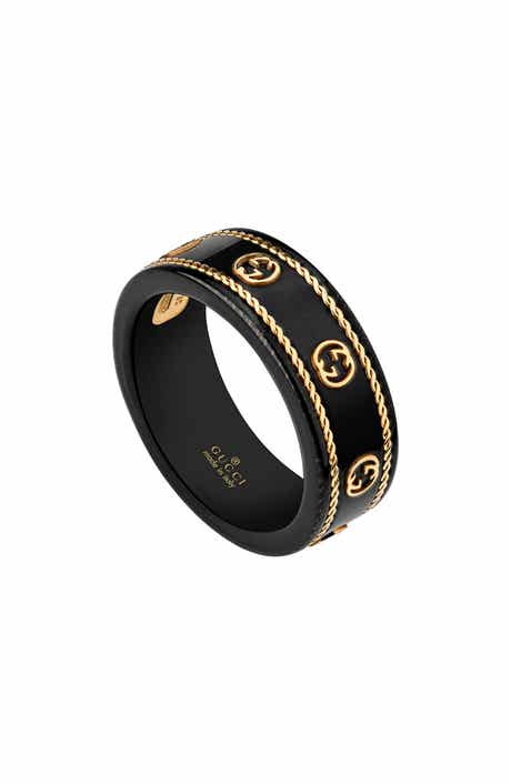 Gucci Icon Interlocking G Logo Ring