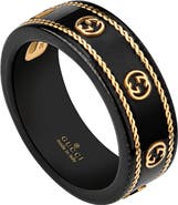 Gucci Icon Interlocking G Logo Ring