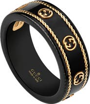 Gucci Icon Interlocking G Logo Ring