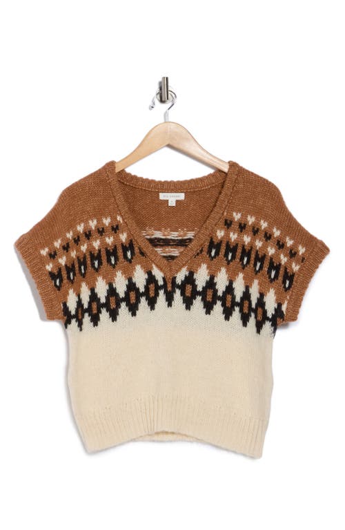 Blu Pepper Sweater Vest In Multi