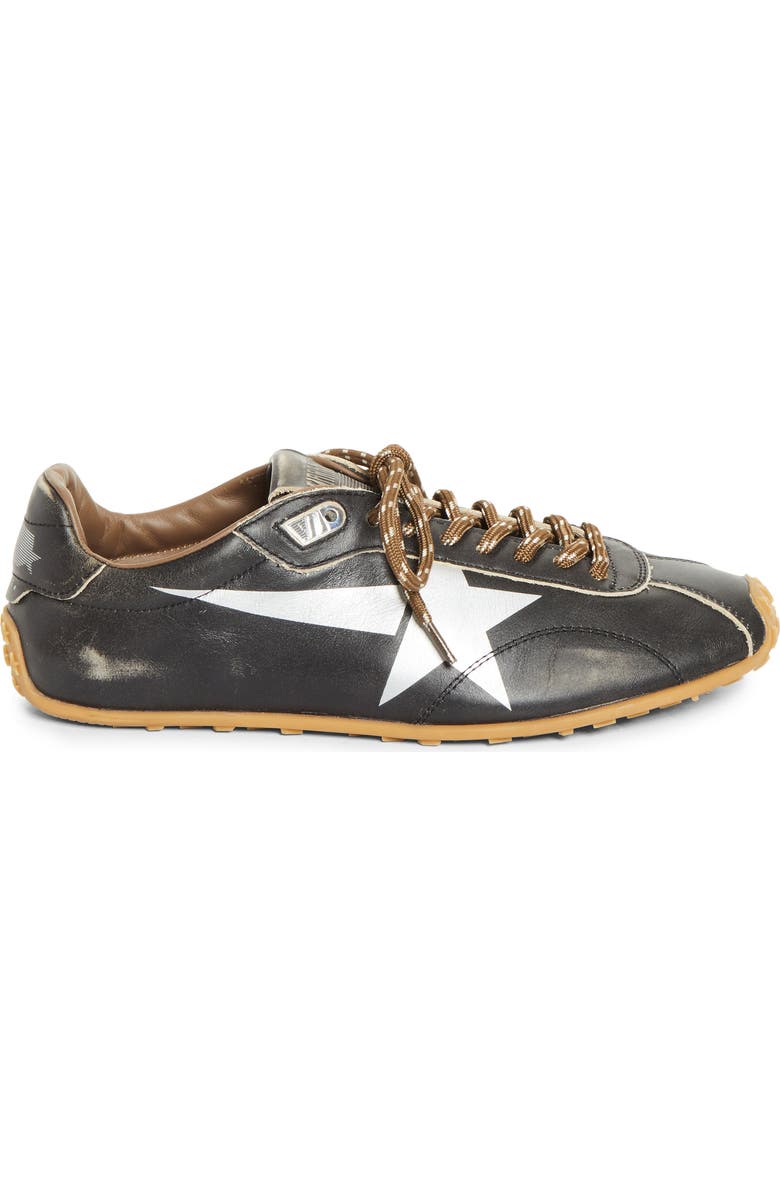 Golden Goose Marathon Speed Sneaker, Alternate, color, Black/ Silver
