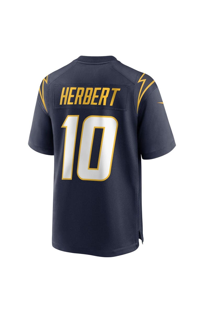 Nike Men's Nike Justin Herbert Navy Los Angeles Chargers Alternate Game Jersey, Alternate, color, Navy