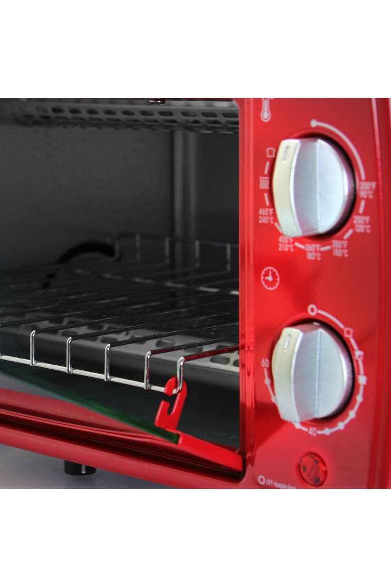 9 Liter Toaster Oven Broiler, Alternate, color, Red